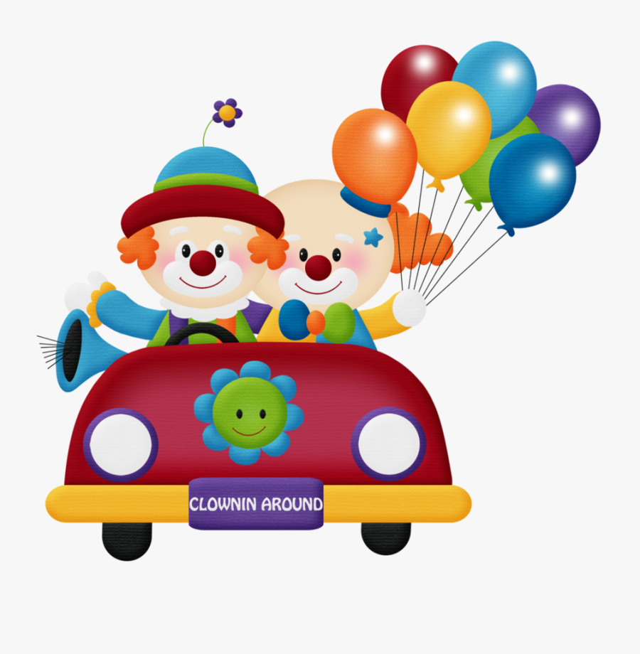Aw Circus Clown Car 2 - Payasos De Circo Png, Transparent Clipart