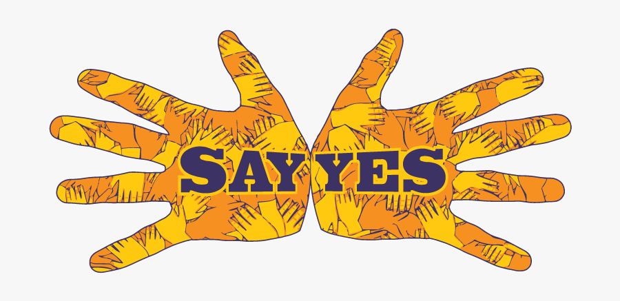 Sayyeshandlogoweb - Say Yes To Immigration, Transparent Clipart