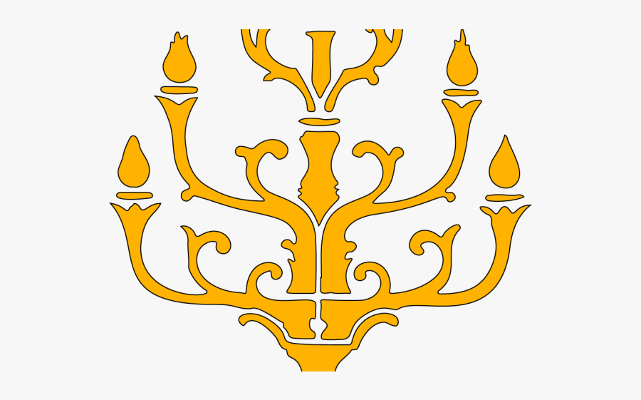 Candelabra Silhouette, Transparent Clipart