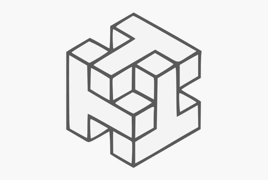 Square,angle,symmetry - White Rubiks Cube Icon, Transparent Clipart