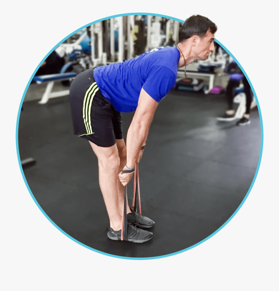 Clip Art Resistance Bands Deadlift - Lat Exercise Resistance Band, Transparent Clipart