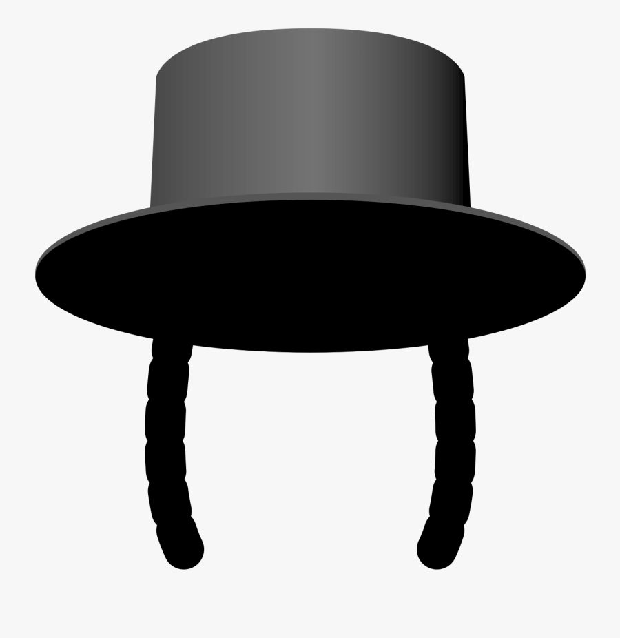 Black,headgear,line - Jewish Hat Transparent, Transparent Clipart