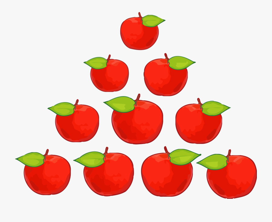 Ten Class Apple Clipart Png - Ten Apples Clipart, Transparent Clipart