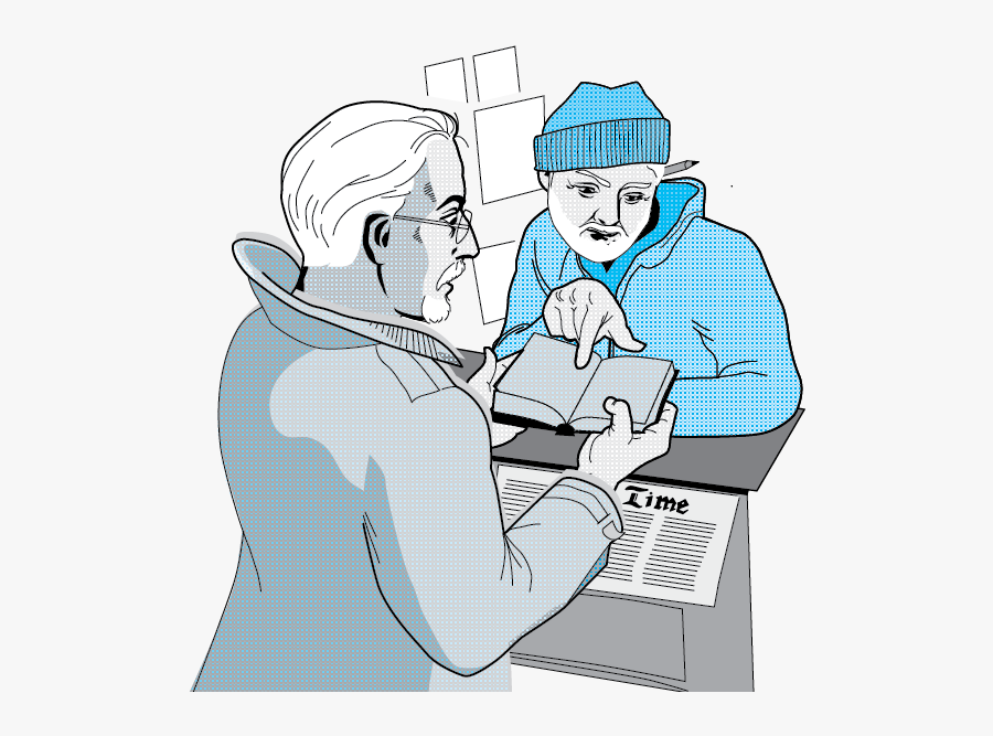 Rabbi Clipart Tallis - Cartoon, Transparent Clipart