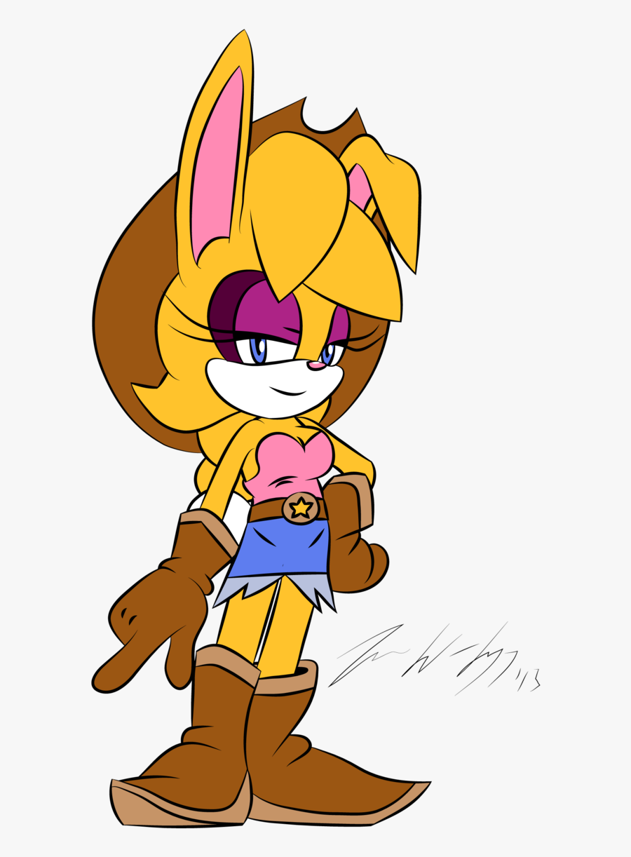 Banner Free Library Rabbi Clipart Comic Character - Bunnie The Rabbot Sonic Sexy, Transparent Clipart