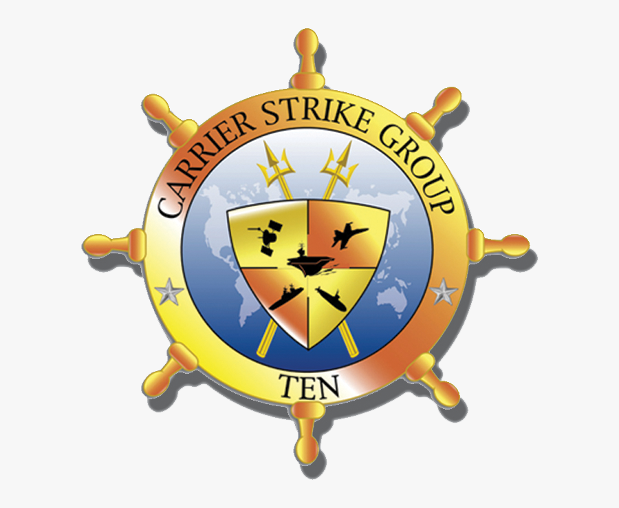 Carrier Strike Group Ten Logo - Carrier Strike Group 10, Transparent Clipart