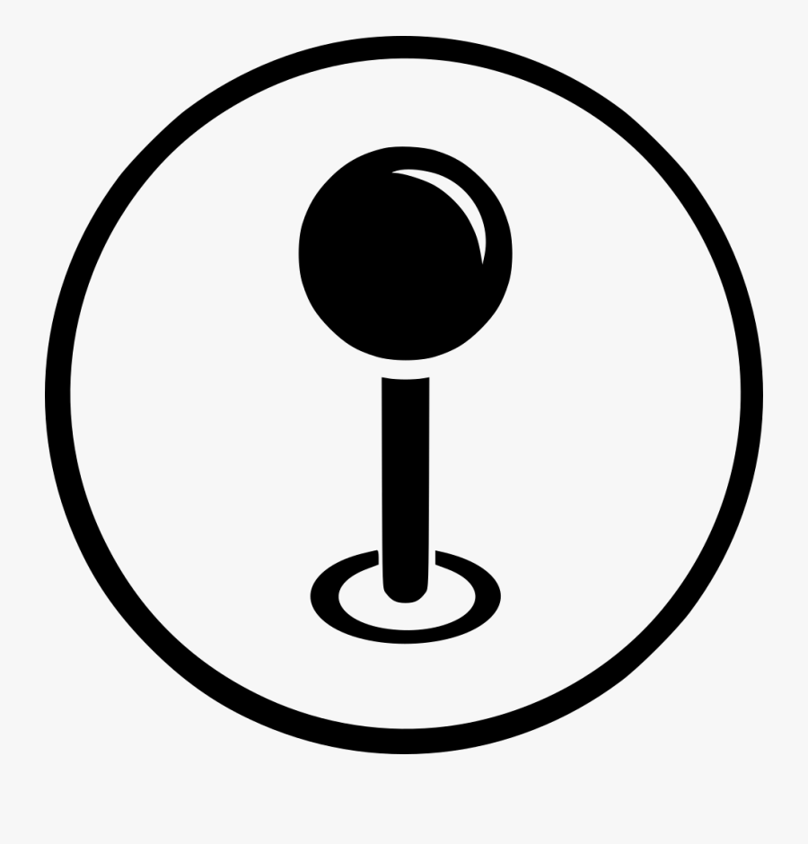 Pin Clipart Long Object - Place Object Icon, Transparent Clipart