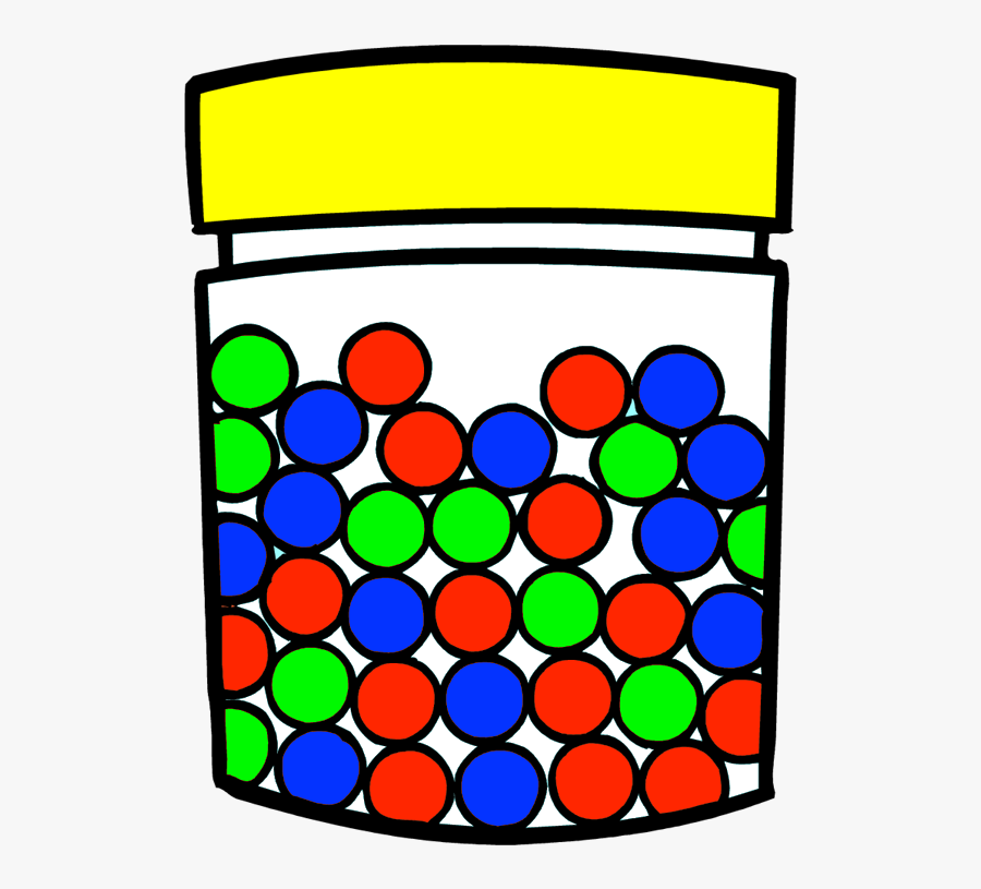 Free Download Best On - Jar Of Marbles Clipart, Transparent Clipart