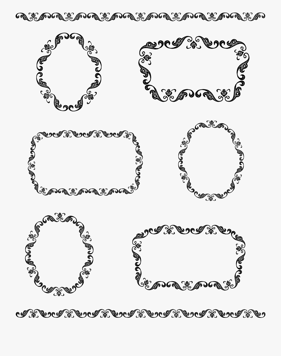 Download Frame Ornaments Png - Ornaments Vector Frames Png, Transparent Clipart