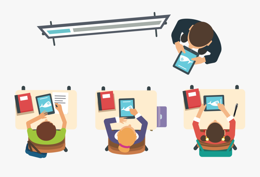 Banner Transparent Library Review Clipart Test Preparation - Cartoon, Transparent Clipart