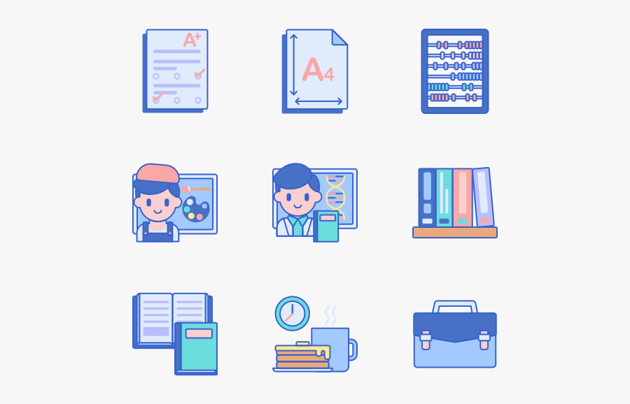 Back To School, Transparent Clipart