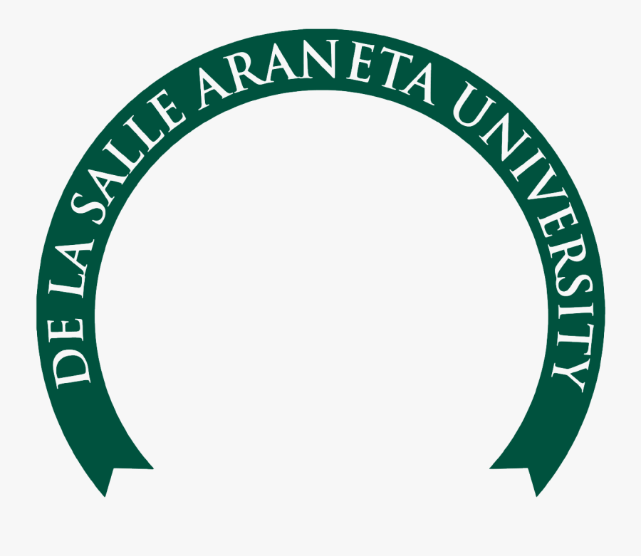 The Banner With The Name "de La Salle Araneta University - De La Salle Araneta Background, Transparent Clipart