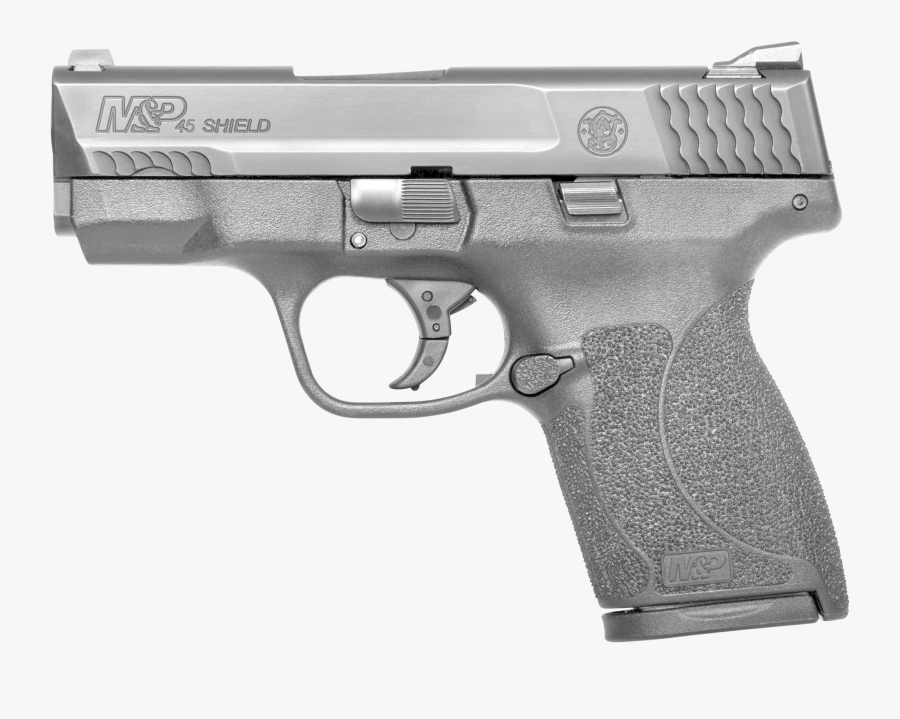 Pistol Clipart Top Gun - M&p Shield 45 Extended Magazine, Transparent Clipart