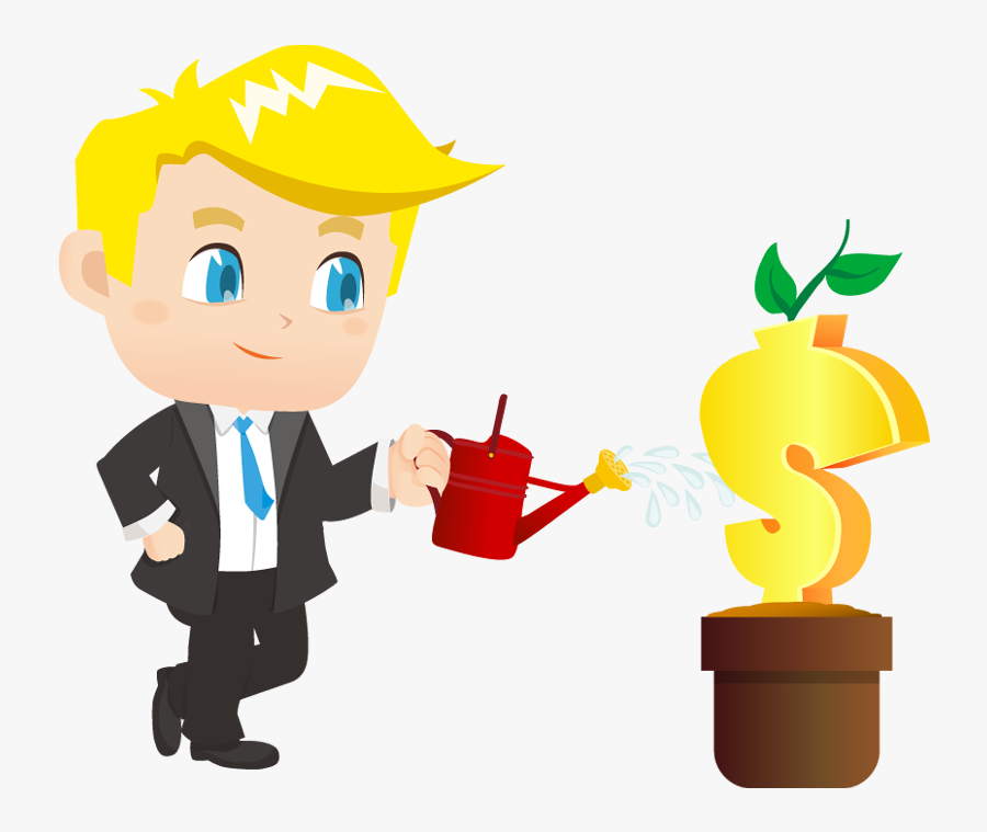 Portfolio Categories - Cartoon On Business Money, Transparent Clipart