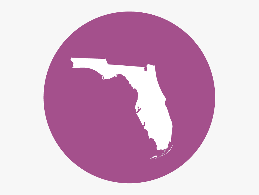 Targeting Vector Handgun - Map Of Florida No Cities, Transparent Clipart