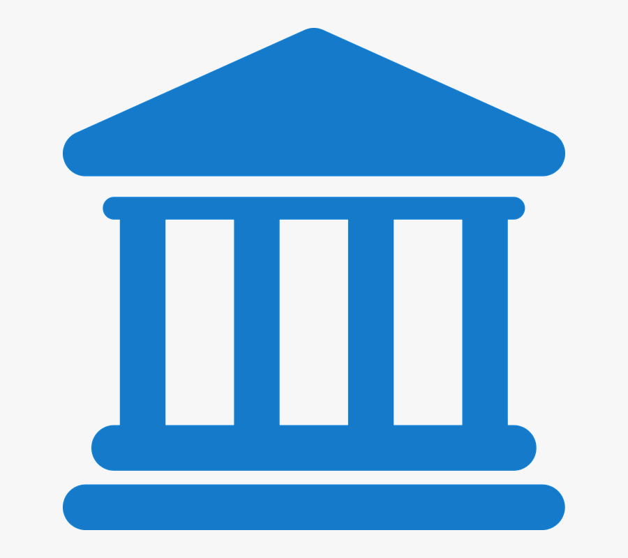 Bank Png - Blue Bank Icon , Free Transparent Clipart - ClipartKey