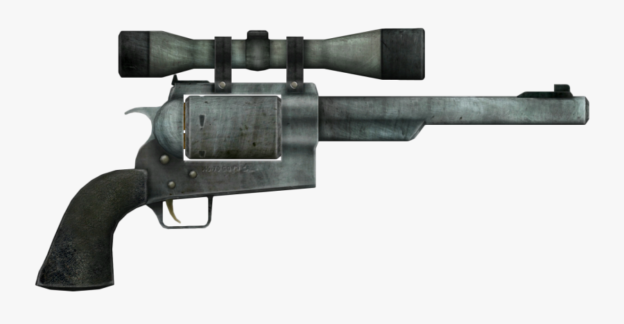 Fallout New Vegas Hunting Revolver - Fallout New Vegas Gun With Art, Transparent Clipart