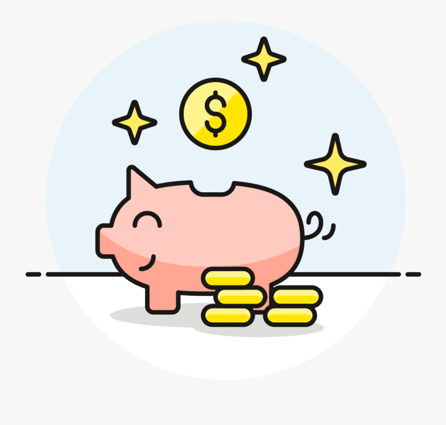 Money Saving Icon Png, Transparent Clipart
