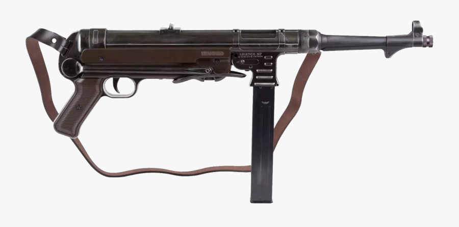 Mp 40 Png - Nazis Guns Ww2, Transparent Clipart