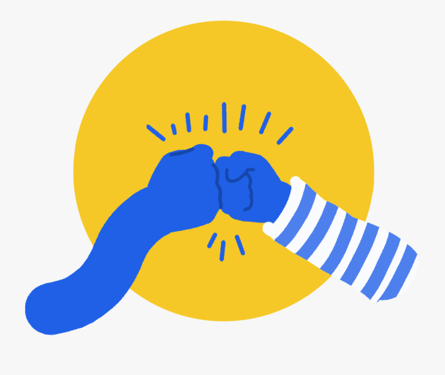 Fist-bump - Illustration - Illustration, Transparent Clipart