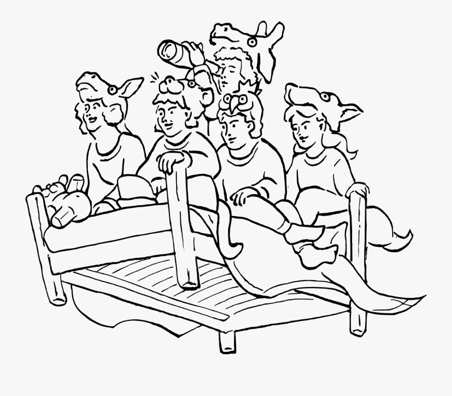 Pyjama Party Clip Arts - Cartoon, Transparent Clipart