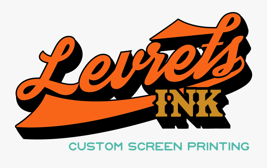 Levrets Ink Custom Screen Printing Clip Royalty Free - Illustration, Transparent Clipart