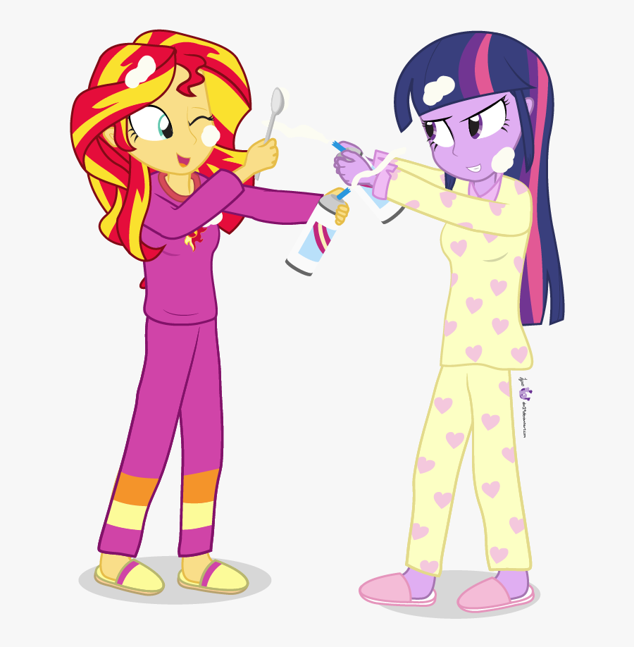 Artist Dm Clothes - Slumber Party Sunset Shimmer, Transparent Clipart