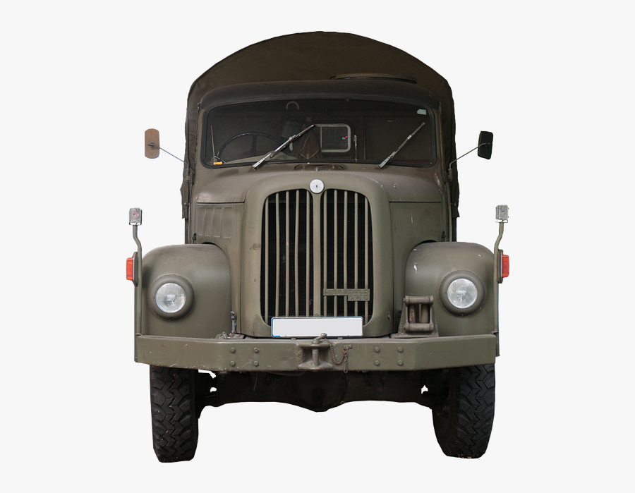 Old Truck, Classic, Military, German, Vintage, War, - Transparent Png Old Trucks, Transparent Clipart