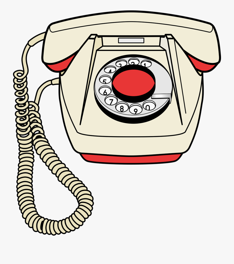 Telephone Clip Art Download - Old Phone Coloring Pages, Transparent Clipart