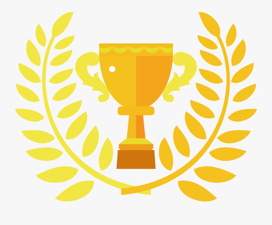 Graphic Stock Trophy Clip Art Leaves - Champion Clipart, Transparent Clipart