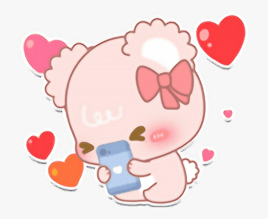 Clip Art Telephone Clip Black - Sugar Cub Stickers, Transparent Clipart