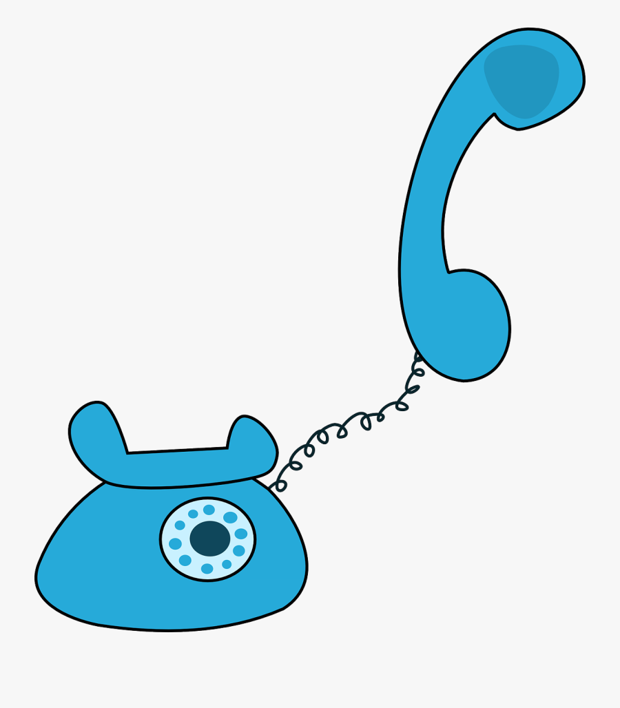 Telephone Free To Use Cliparts - Talking On The Phone Clip, Transparent Clipart