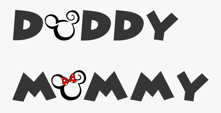 Transparent Mummy Clipart Black And White - Mommy Daddy Png, Transparent Clipart