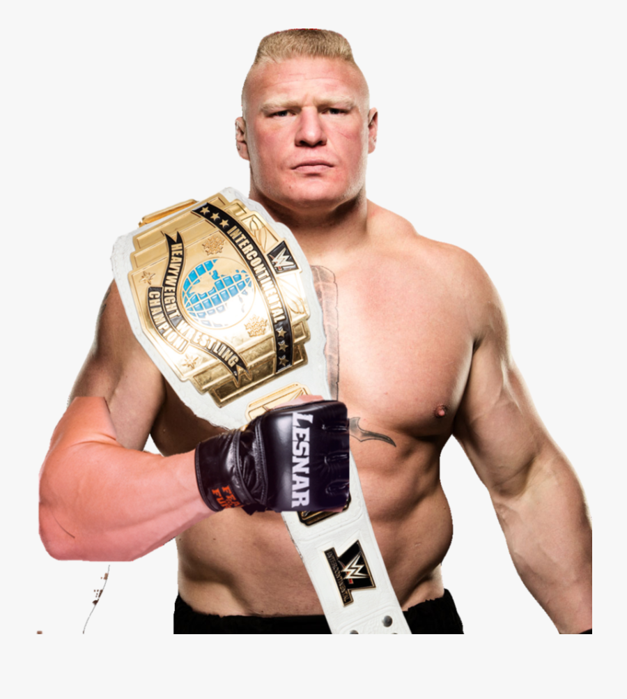 Brock Lesnar Ic Champion By A - Wwe Brock Lesnar Png, Transparent Clipart