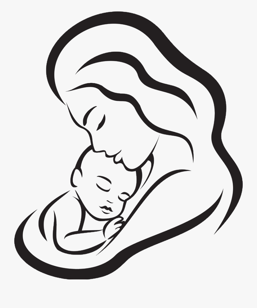 #mom #baby #momandbaby #mum #mumandbaby #freetoedit - Mother And Baby Vector, Transparent Clipart