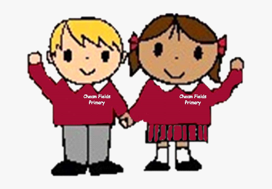Kids Clipart Uniform - Maroon School Uniform Clipart, Transparent Clipart