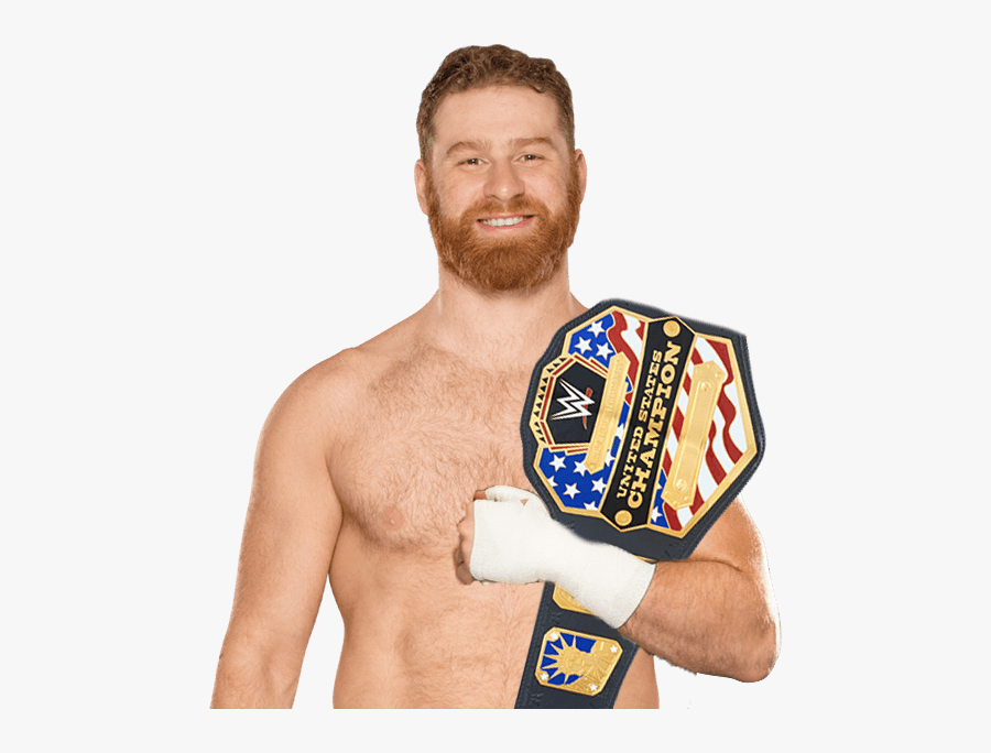 Sami Zayn Champion - Sami Zayn Us Champion, Transparent Clipart