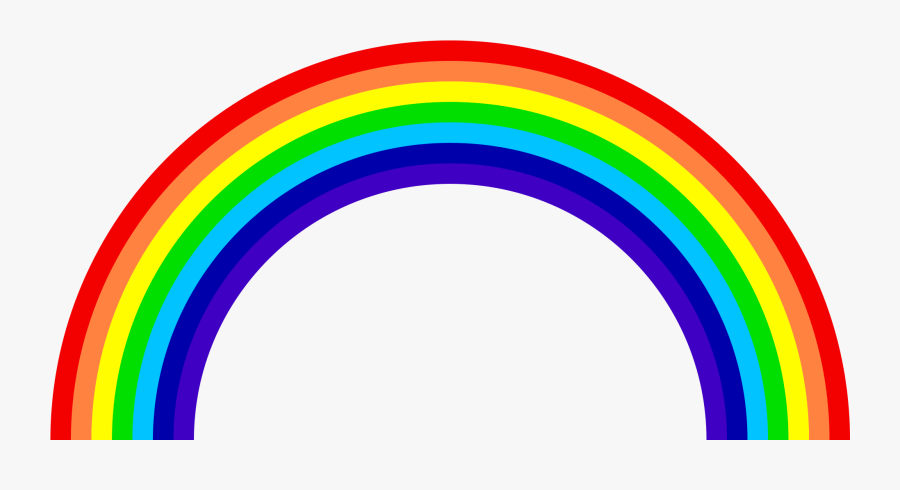 Rainbow Png Images Colors The Sky Png Only - Rainbow Png, Transparent Clipart