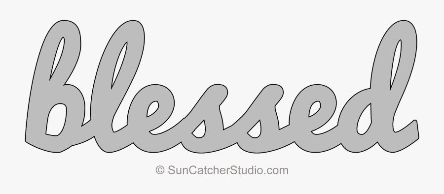 Blessed String Art Template, Transparent Clipart