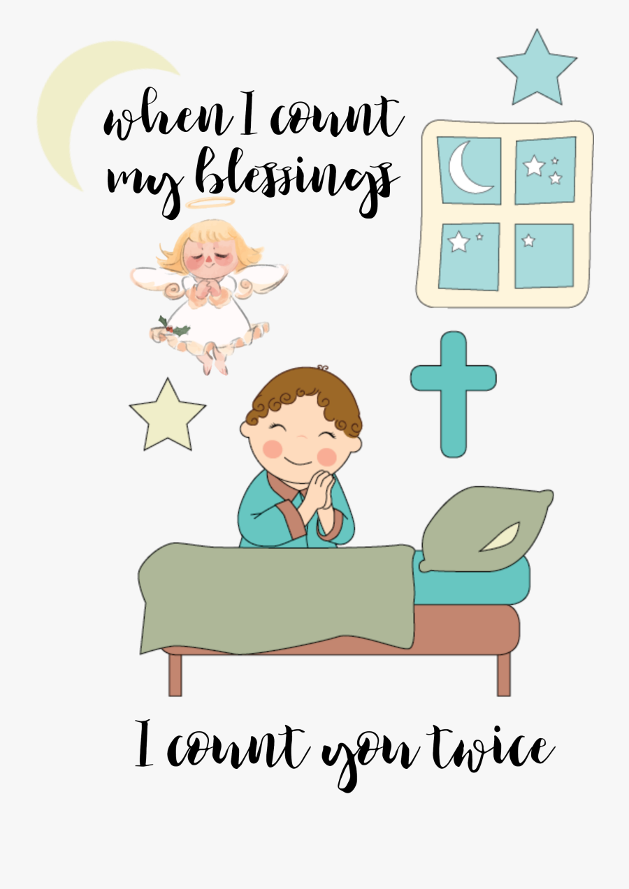 2 Free Printables - Count My Blessings I Count You Twice, Transparent Clipart