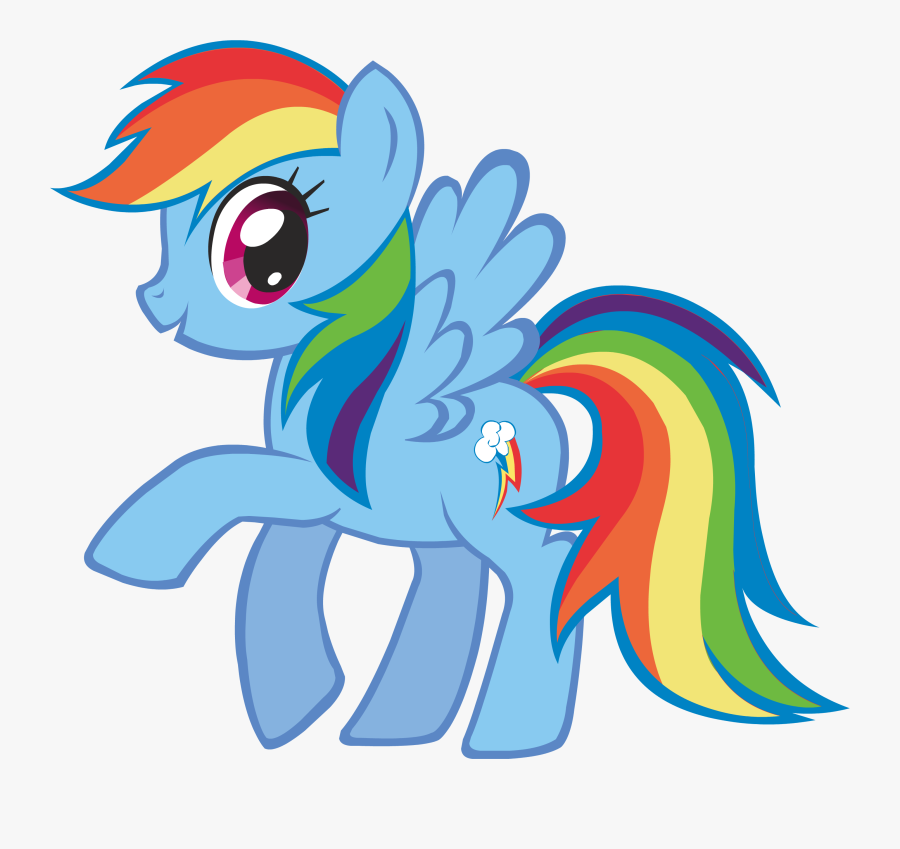 Rainbow Dash Little Pony Png, Transparent Clipart