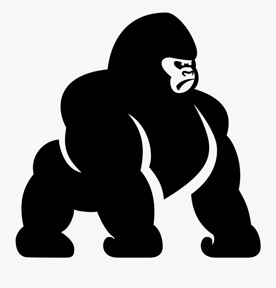 Icona Gorilla - Gorilla Icon, Transparent Clipart