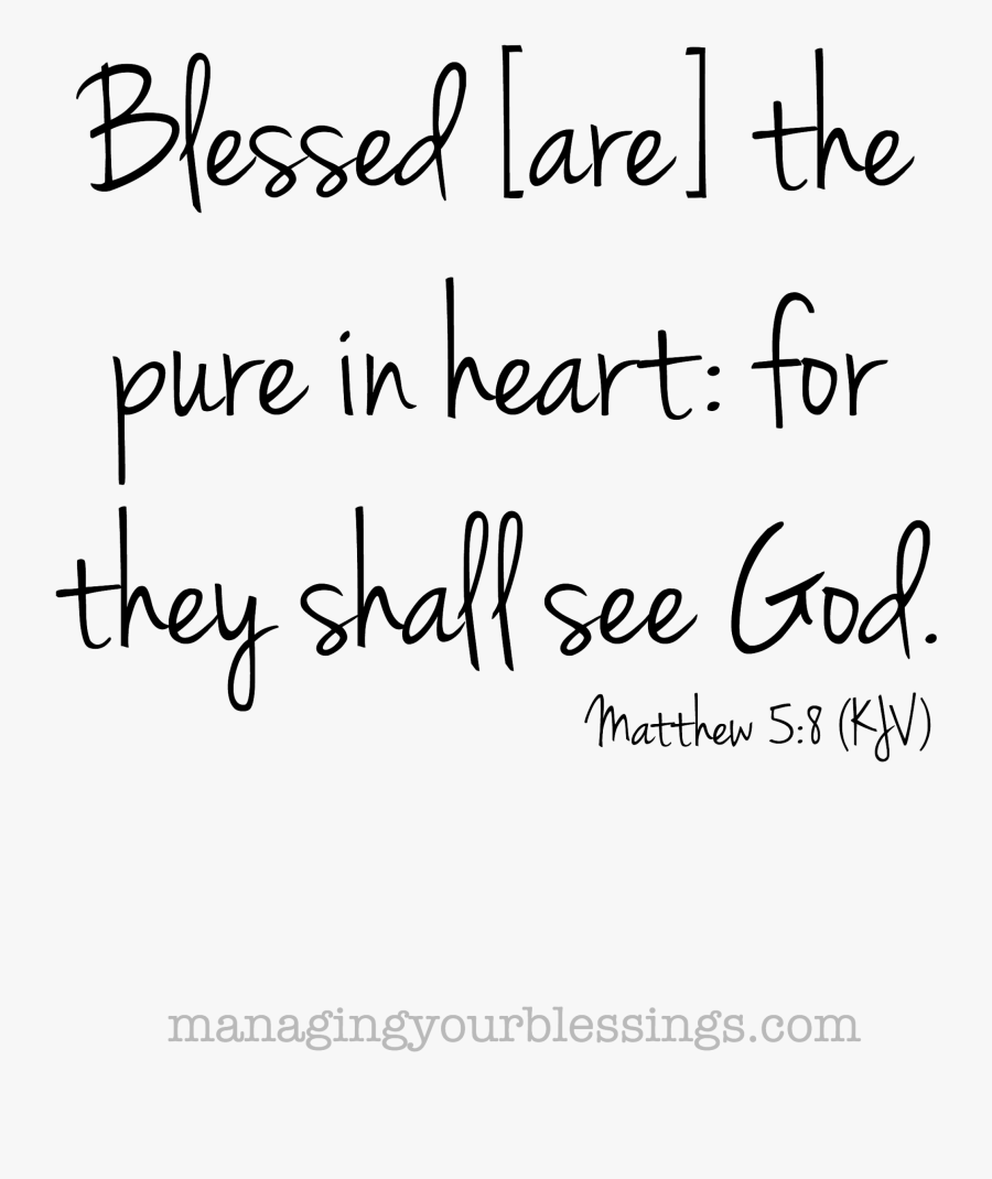 Scriptures Clipart Memory Verse - Handwriting, Transparent Clipart