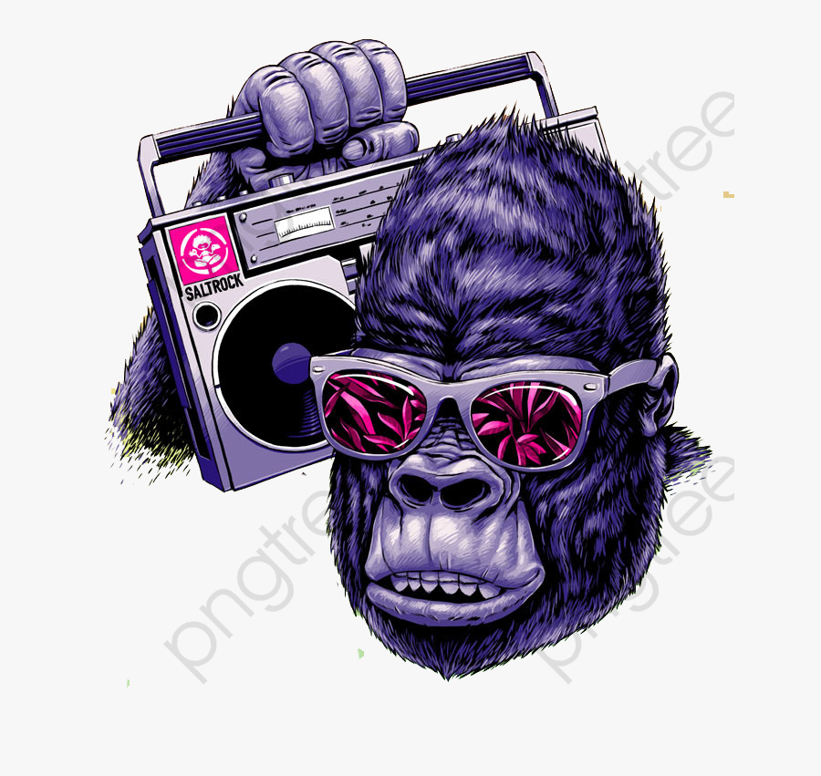 Rock Orangutan - Rock Graffiti Png, Transparent Clipart