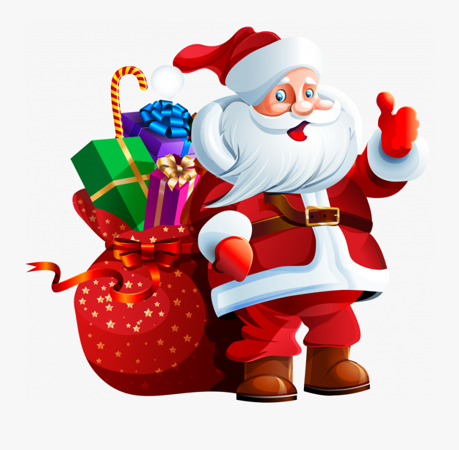 North Pole Clipart - Christmas Santa Claus Png, Transparent Clipart