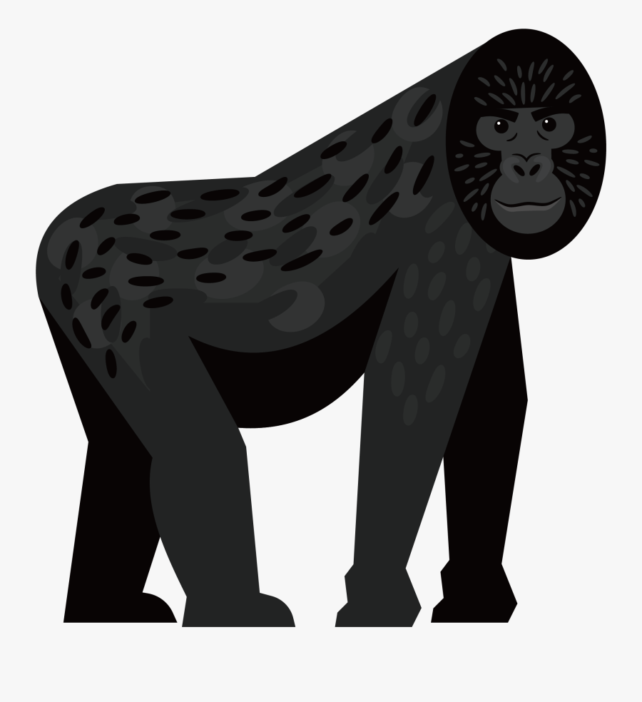 Vector Freeuse Download Ape Vector Smoking - Old World Monkey, Transparent Clipart