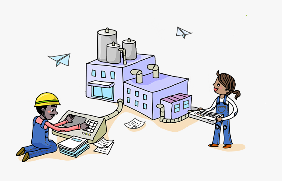 And Manufacturing Explore Geological - Cartoon, Transparent Clipart