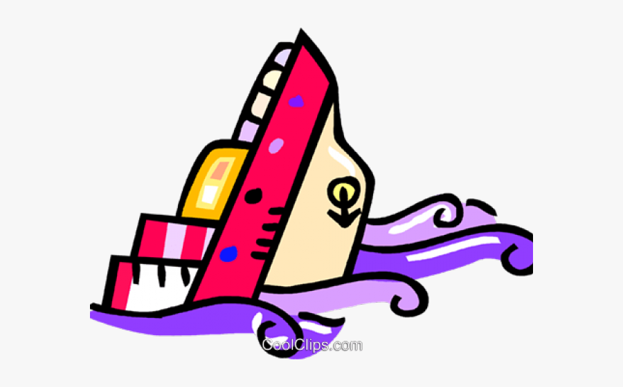 Wreck Clipart Shipwreck - Sinking Boat Clipart, Transparent Clipart