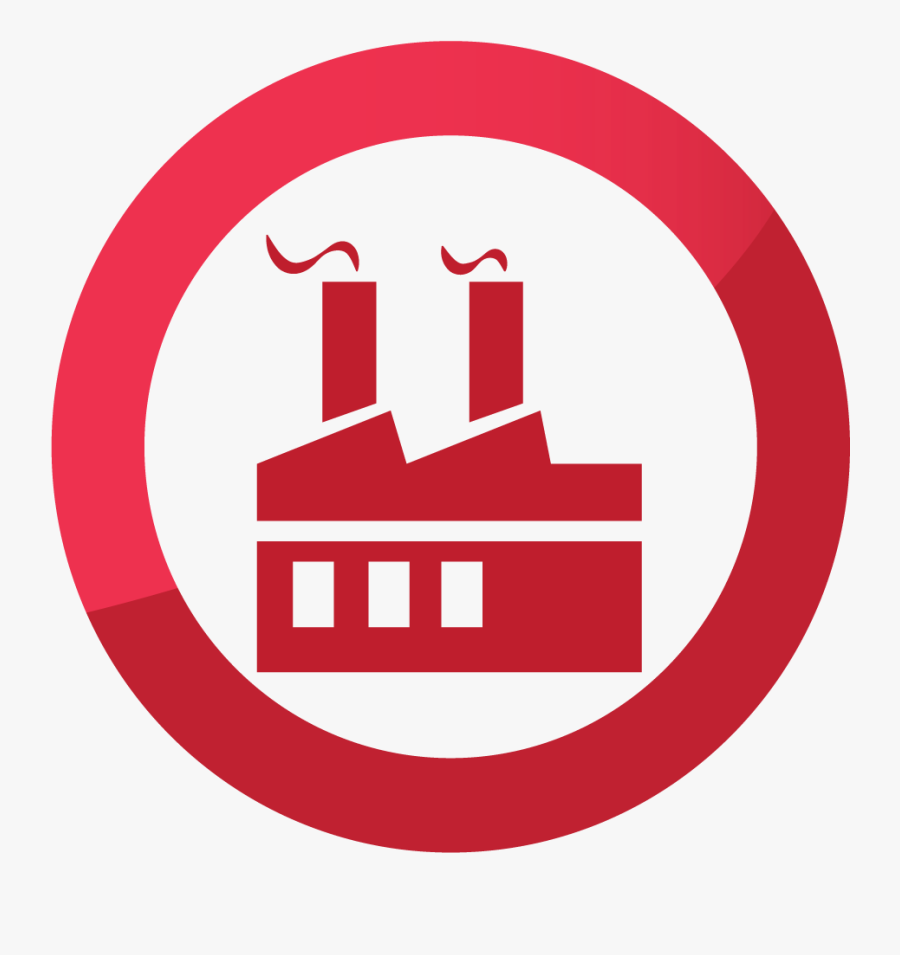 Factory Icon Black And White Clipart , Png Download - Factory Icon White Background, Transparent Clipart