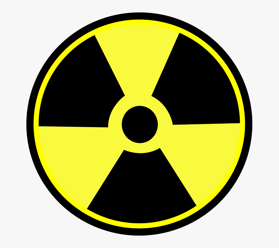 Radioactive Sign, Transparent Clipart